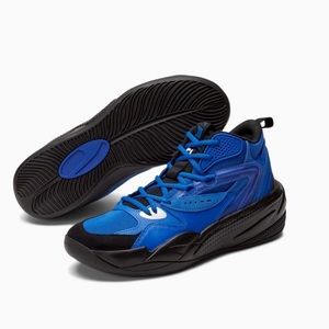 PUMA Boys RS-DREAMER 2 Basketball Shoes in black/blue JR royal size 6 C